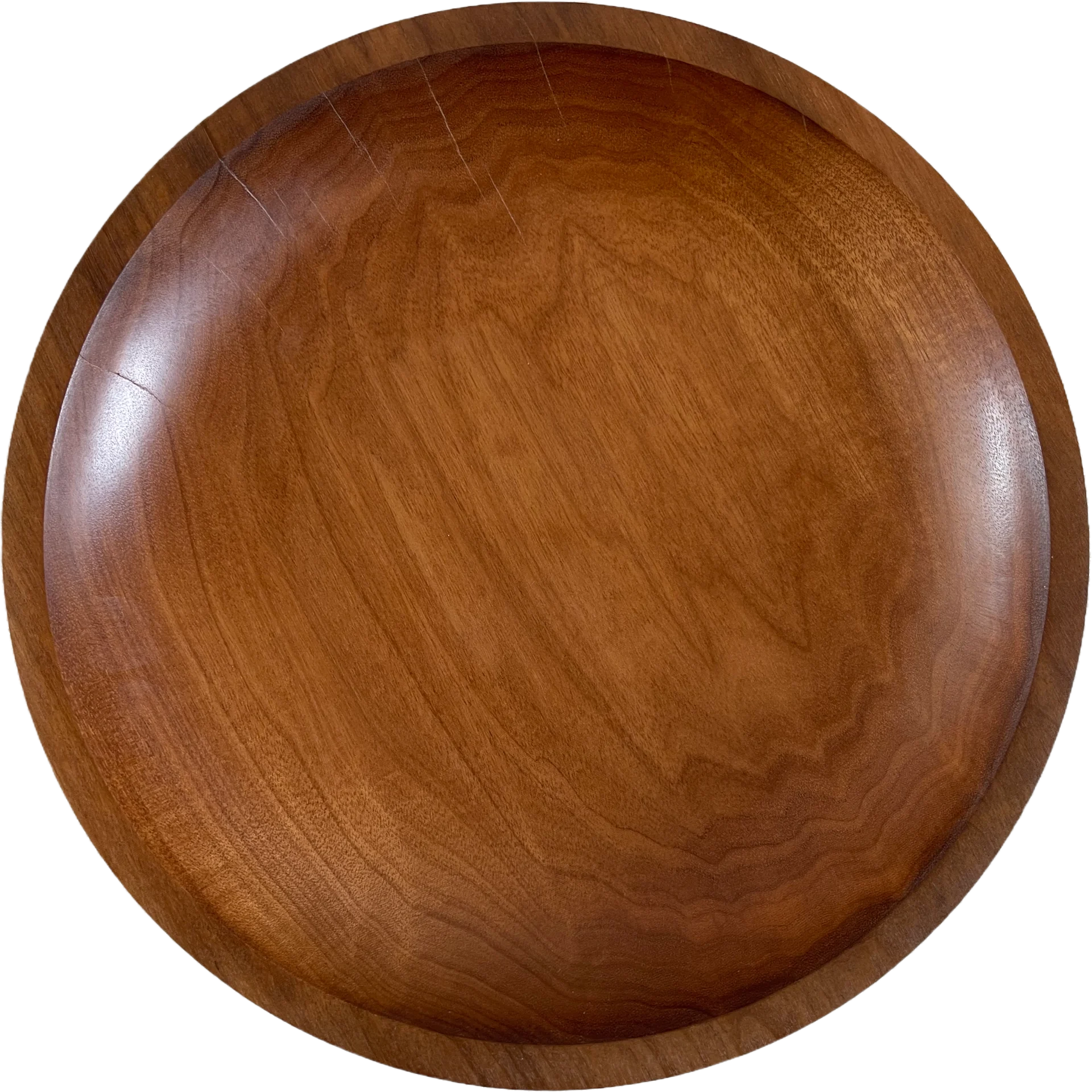 a small dark glossy textured bowl